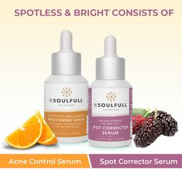 BE SOULFULL Set of Spot Corrector & Brightening Serum - 30 ml Each-20