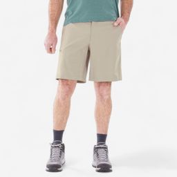 Men Dry Fit Lightweight Shorts Beige - MH100-image-3