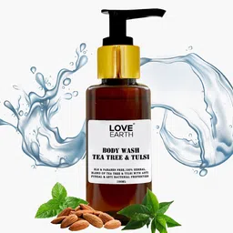 LOVE EARTH Tea Tree & Tulsi  Body Wash - 100 ml-53
