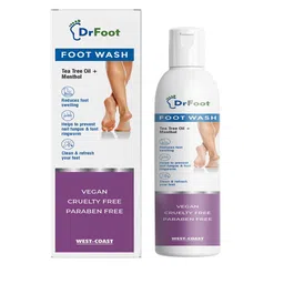 Dr Foot Foot Wash with Tea Tree Oil & Menthol - Prevents Nail Fungus - 100ml-image-75