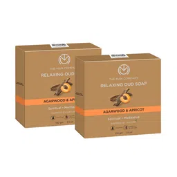 THE MAN COMPANY Pack of 2 Relaxing Oud Bath Soap with Agarwood & Apricot-image-78