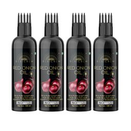 Desi Crew Set Of 4 Red Onion Hair Oil For Hair Growth - 100 ml Each-6