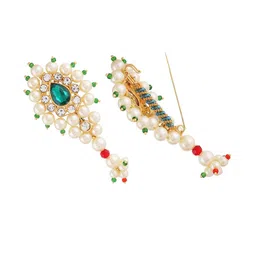 VAMA Beaded Safety Saree Pin-33