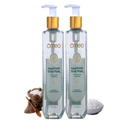 Omeo Set Of 2 Aqua Fresh Body Wash - 180ml Each-9