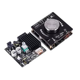 ZK-1002M 100W+100W 2.0 Stereo Bluetooth 5.0 Digital Amplifier Board Module Multiple Inputs-13