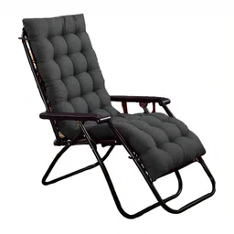 Mom's Moon Grey Solid Chair Pad-16