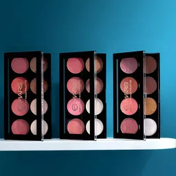 MARS Set of 2 Fantasy Matte Blusher Palette With Highlighter and Bronzer-20g Each-01-02-03-image-6