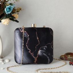 Swisni Printed Box Clutch-image-43