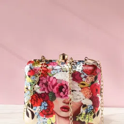 Anouk Printed Box Clutch-2