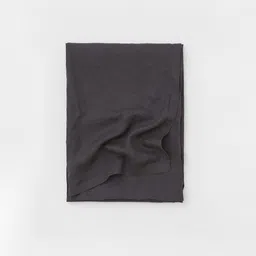 H&M Charcoal Grey Washed Linen Tablecloth-12