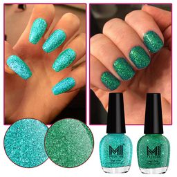 MI FASHION Set Of 2 Ultra Glass High Shine Glitter Long Stay Nail Polish - 15ml Each-16
