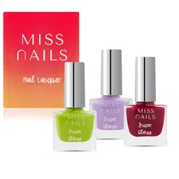 MISS NAILS Set Of 3 Toxic Free Super Gloss Nail Polish-image-64