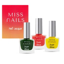 MISS NAILS Set Of 3 Toxic Free Super Gloss Nail Polish-image-63