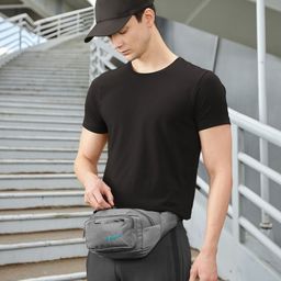 F Gear Unisex Grey Solid Miles Guc Waist Pouch-33
