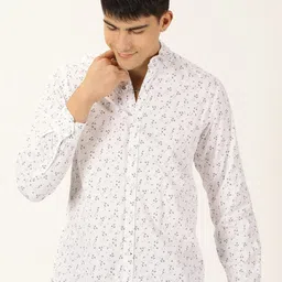 Mast & Harbour Classic Slim Fit Floral Opaque Printed Casual Shirt-picture-7