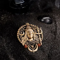COSA NOSTRAA Mahadev Brass Brooch-45