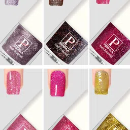 PERPAA Set Of 6 Glitter Light Flashing Sparkly Gel Nail Polish - 5ml Each-image-60