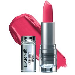 Lakme Cushion Matte Long Lasting Lipstick with French Rose Oil - Pink Charm CP14-40