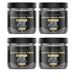 Desi Crew Set Of 4 Natural Activated Charcoal Powder - 100 g Each-7