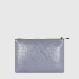 Bagsy Malone Woman Grey Textured Vanity Pouch-22