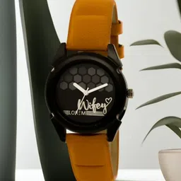 LOREM Women Orange Analogue Watch-image-29