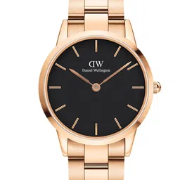 Daniel Wellington Iconic Link Men Dial Black 40mm Round Analogue Watch - DW00100344-image-8