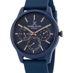 Daniel Klein Men Blue Dial & Blue Straps Analogue Watch DK.1.12868-1-30