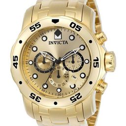Invicta Men Dial & Stainless Steel Bracelet Style Straps Analogue Watch 0074-45