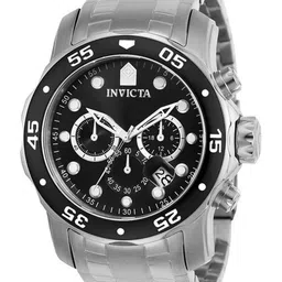 Invicta Men Dial & Stainless Steel Bracelet Style Straps Analogue Watch 0069-31