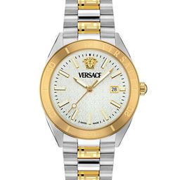 Versace Men Dial & Stainless Steel Bracelet Style Straps Analogue Watch-VE8E00424-21