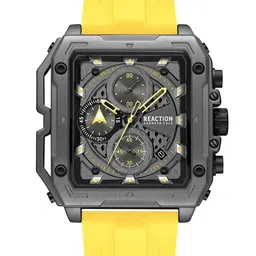 REACTION KENNETH COLE Men Printed Dial & Textured Straps Analogue Watch KRWGO0070301-image-26