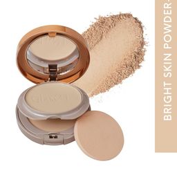 GLAM21 Duo Finish 2-In-1 Smooth Satin Texture Compact Powder 24 g - Light Linen 01-50