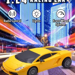 WEMBLEY Kids High Speed Mini 1:24 Scale Rechargeable Remote Control Car-18