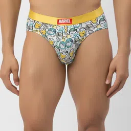 John Players Printed Cotton Contoured Pouch Basic Briefs JBF023M18S-image-98