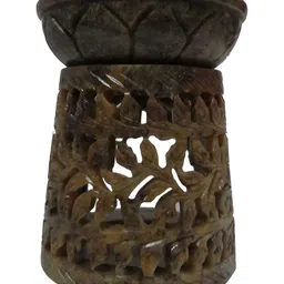 Avinash Handicrafts Stone Carved Cone Shape Aroma Oil Diffusers-image-46