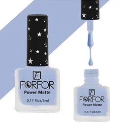 FORFOR Power Matte Set Of 6 Long Lasting Nail Polishes - 6 ml Each image 4