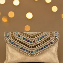 CRUSSET Embellished Purse Clutch-image-31