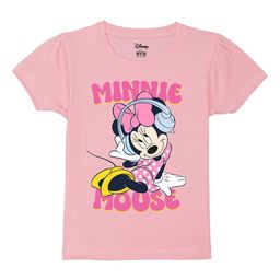 Wear Your Mind Girls Minnie Mouse Printed Pure Cotton T-shirt-image-49