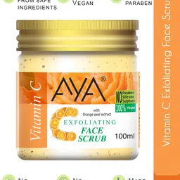 AYA Set Of 2 Vitamin C & Tomato Exfoliating Face Scrubs 100 ml Each image 3