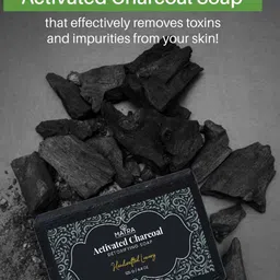 MATRA Set Of 2 Handcrafted Luxury Activated Charcoal Detoxifying Soap - 125g each image 4