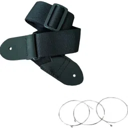 Combo Of Guitar Belt And 4th, 5th, 6th Guitar String Nylon Strap-picture-38
