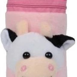 Cute Animal Design Velvet Baby Feeding Bottle Cover (cow)large size-30
