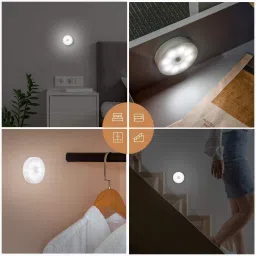 BODARMART Sensor Light for Home with USB Charging Wireless Self Adhesive LED Body Smart Sensor Light image 2