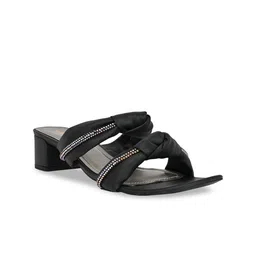 Rocia Open Toe Textured Block Heels image 3