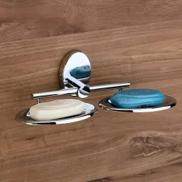 High Grade SS Soap Dish, Soap Stand, Soap case, Soap Holder Chromed Finished Stainless Steel Wall Shelf-image-64