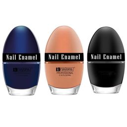 krayons Set of 3 Professional Long Lasting Glossy Nail Enamel 5 ml each - Shade 23-39-42 image 2