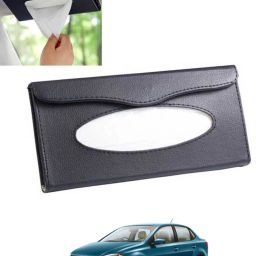 Universal Leatherite Rectangle Black Tissue Box For Car/office/Home-21 Vehicle Tissue Dispenser-image-86
