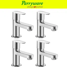 Uno Pillar Tap for Wash Basin – Brass Body, Chrome Finish set of 4 pic 215 Pillar Tap for Wash Basin – Brass Body, Chrome Finish, Single Lever Faucet Pillar Tap Faucet-5