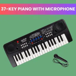 (Piano Keyboard) with Mic/37 Keys 8Rhythms, 8Tones, Portable Electronic ToyA430 (Piano Keyboard) with Mic/37 Keys 8Rhythms, 8Tones, Portable Electronic ToyA430 Analog Portable Keyboard-19