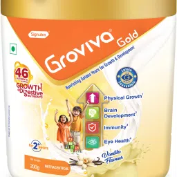 Gold Protein Powder for Kids| 46 Key Nutrients | Supports Growth & Eye Health Nutrition Drink-21